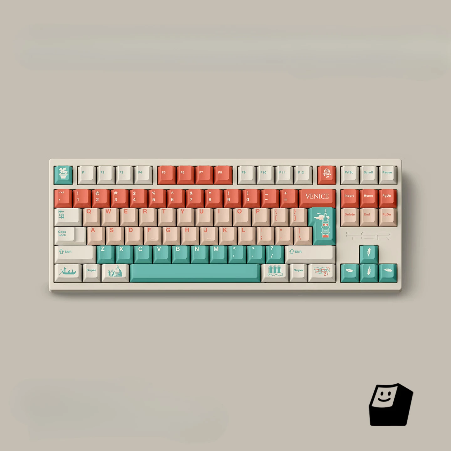 

Original keycap Venice PBT sublimation customization cute personality mechanical keyboard magnetic axis