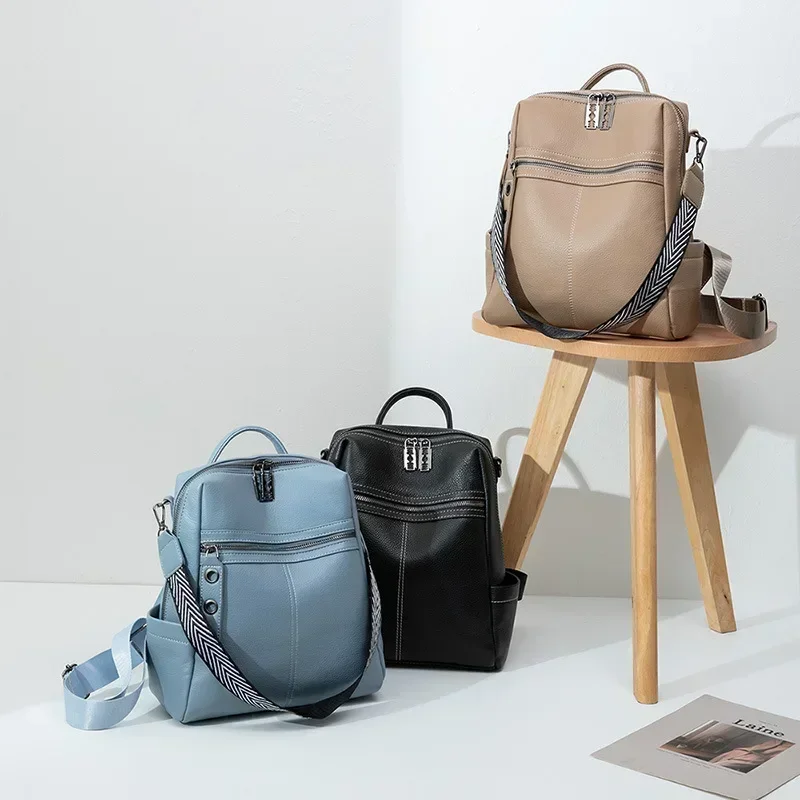

Women's Anti-Theft Waterproof Bag Large Capacity Minimalist Crossbody Tote with USB Charging Port Hidden Pocket for Travel Work