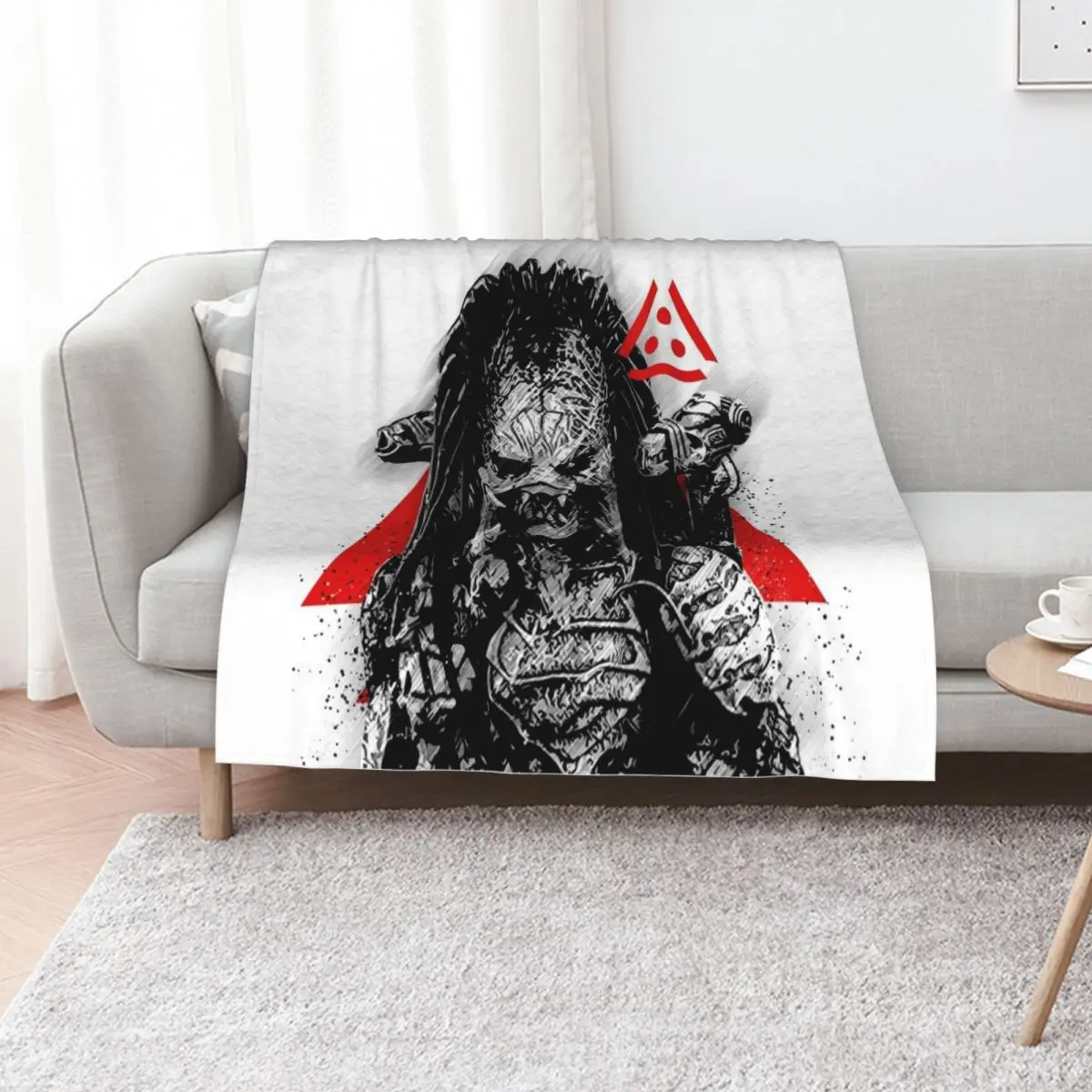 PREDATOR JUNGLE HUNTER PREDATOR Throw Blanket christmas decoration halloween Retros bed plaid manga Bed linens Blankets
