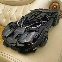 High-Tech City Plating Lambo Car Building Block Technical Super Speed Remote Control Racing Vehicle Model Bricks Toys For Boy