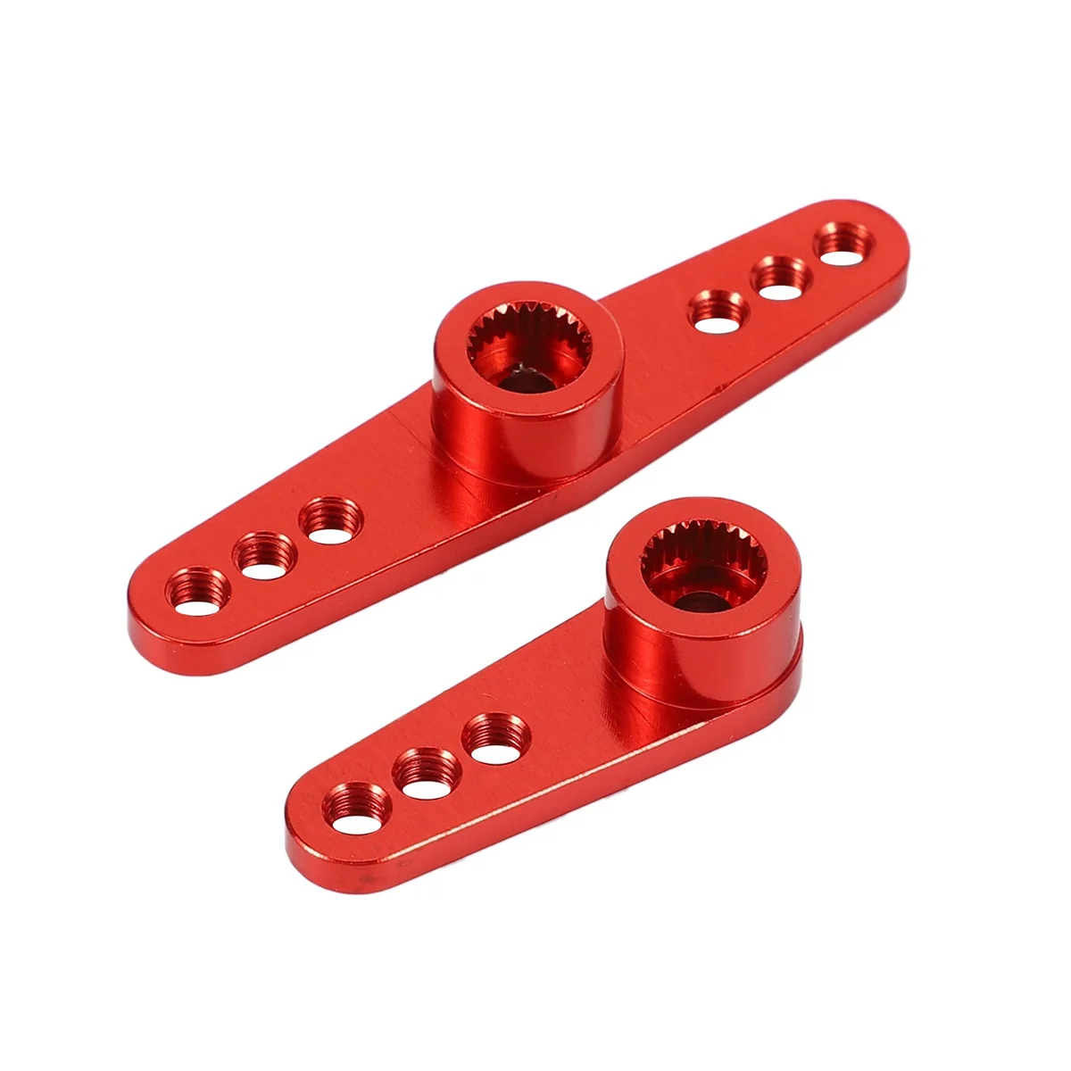 Buzina de braço servo RC de alumínio N18R 10x 25T para ferramentas Futaba Savox Xcore HD Power RC, vermelha