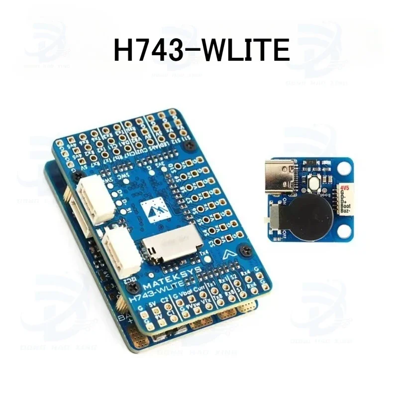 BaMas1pcs For MATEKSYS H743-WLITE Lite ArduPilot INAV 2-6S LIPO Flight Controller Φ2mm For RC FPV Multirotor Airplane Fixed-Wing 2