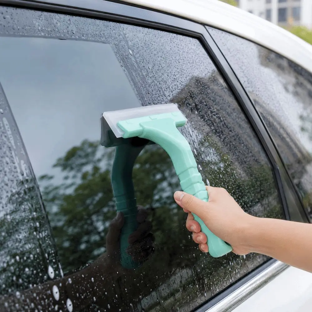 Soft Silicone Silicone Scraper Flexible Head Non-Scratch Tint Film Squeegee Multi-Functional Lightweight Windscreen Water Wiper