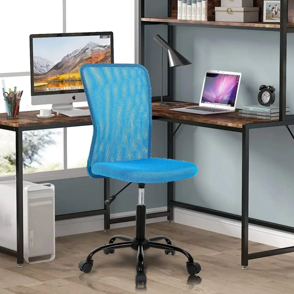 

Simple Mesh Oice Chair, Ergonomic ArmlHome Adjustable Computer Chair Task Rolling Swivel Black