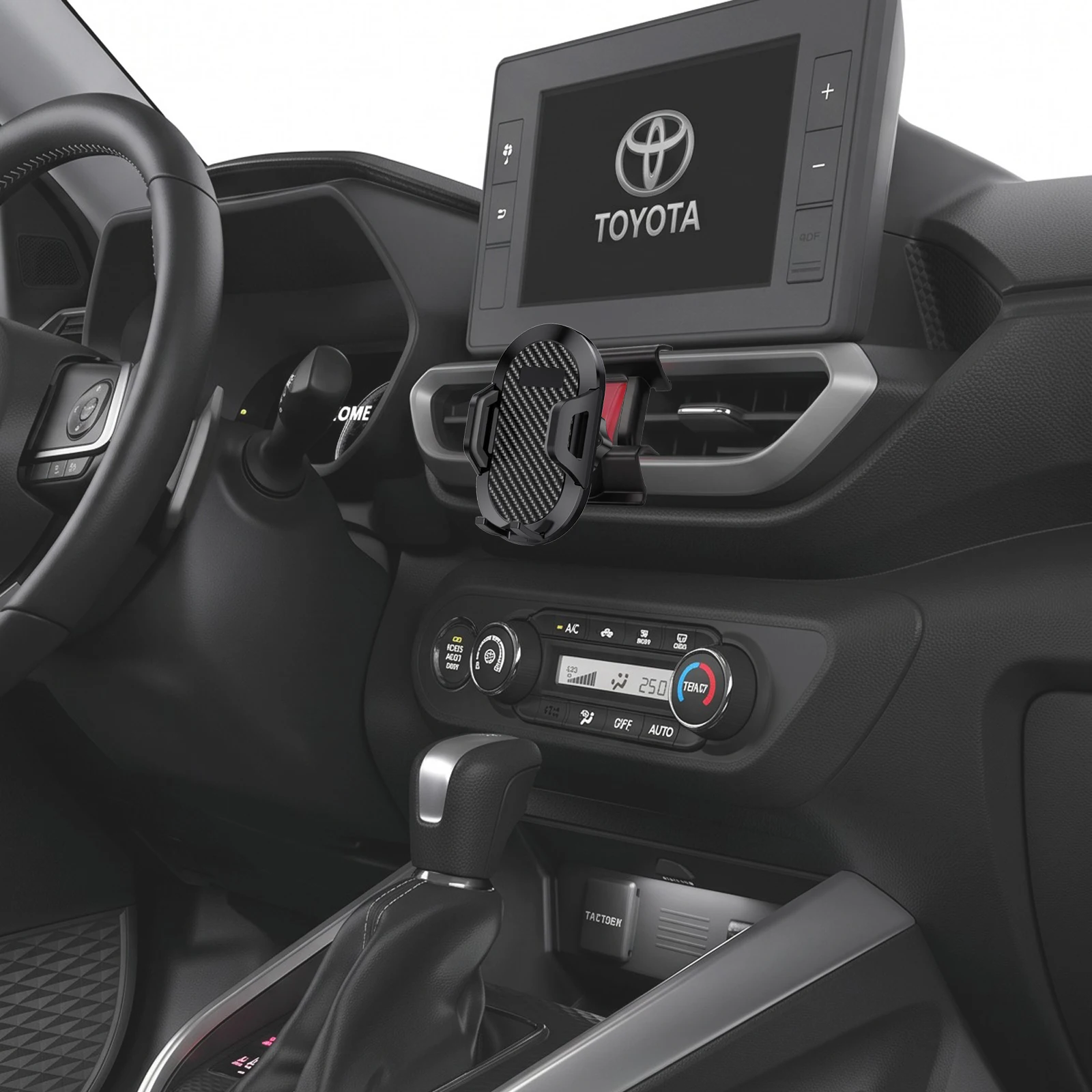 Für Toyota Raize 2021 2022 2023 2024 2025 2026 Handyhalterung, 2-in-1 Halter & Basis-Kit, OEM Clip-On Design Auto-Handyhalterung Basis – Detail 1