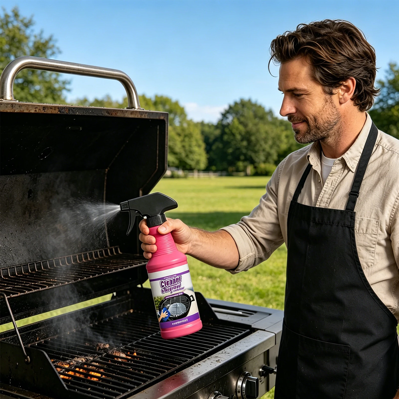 بخاخ مزيل الشحوم للشوايات شديد - مراجعة Outdoor Kitchen Power وسعره