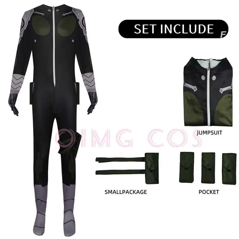 Kaiju No 8 Kafka Hibinok Cosplay Costume Carnival  Anime Uniform Adult  Halloween Party  Masquerade Costumes Men Game view 5