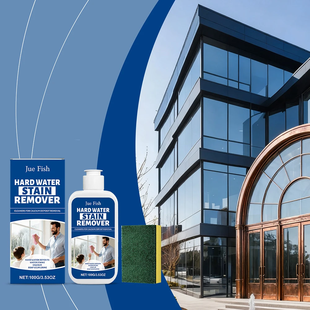 Shower Glass Cleaner For Hard Water Restores Original-luster, Prevents Future Buildup. Refreshed Home