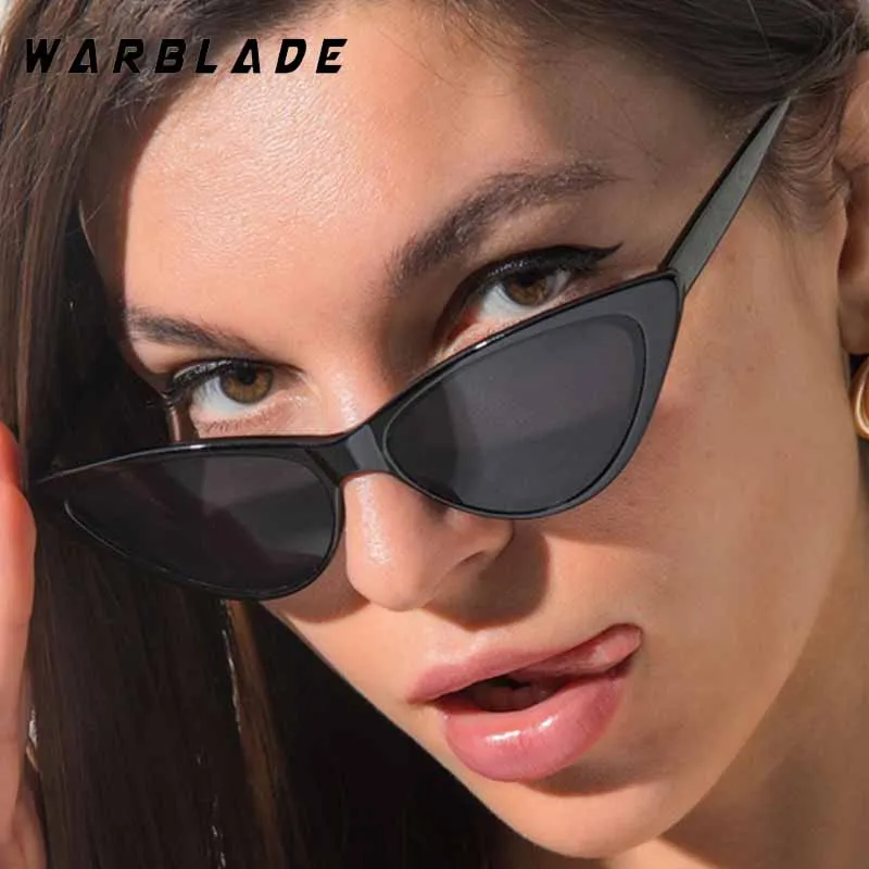 

Vintage Inverted Triangle Cat Eye Women Sunglasses Designer Brand Small Frame Men Sunglass Summer Travel Driving Eyewear UV400