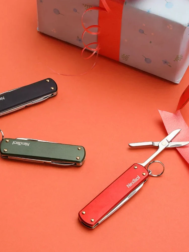 NexTool มีดขนาดเล็ก, กรรไกรพับอเนกประสงค์, ไขควง, เครื่องตัดกลางแจ้งแบบพกพา, เครื่องมือซ่อมแซมอเนกประสงค์