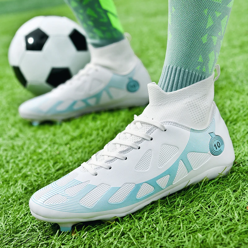 

Durable FG TF Football Cleats For Grass Or Turf Fields With Ankle Support Enhanced Stability Comfort For Competitive Matches