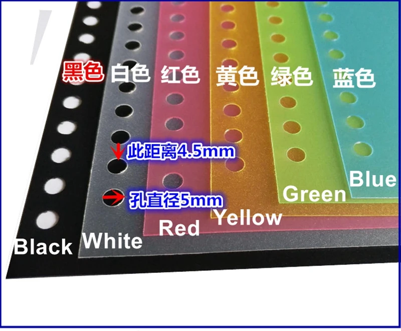 10 TEILE/LOS ReadStar A4 B5 A5 30/26/20 Löcher 9,5mm Pitch Matte PVC Lose Blatt Gesicht Bindung Abdeckung Farbe kunststoff Buch Abdeckung Gesicht – Detail 5