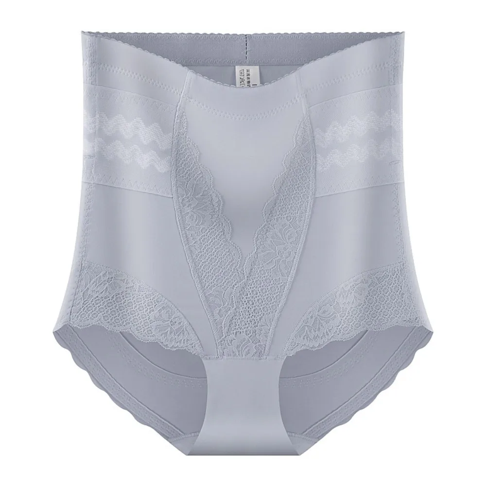 

High Waist Postpartum Body Shaper Large Size Shapewear Butt Lifter Briefs Flowers Waist Trainer Seamless Underpants Lady