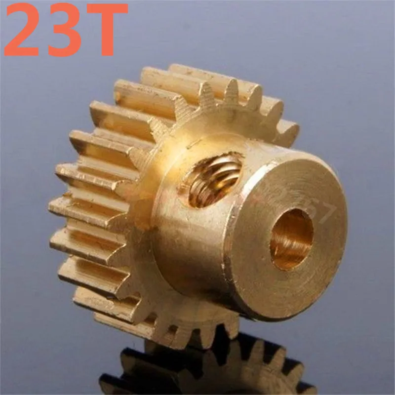 11153 Motor Gear 23T Metal Brass Pinion HSP Parts For 1/10 Electric Model RC Car Off Road Buggy 94107 Pro XSTR Hobby Baja Himoto