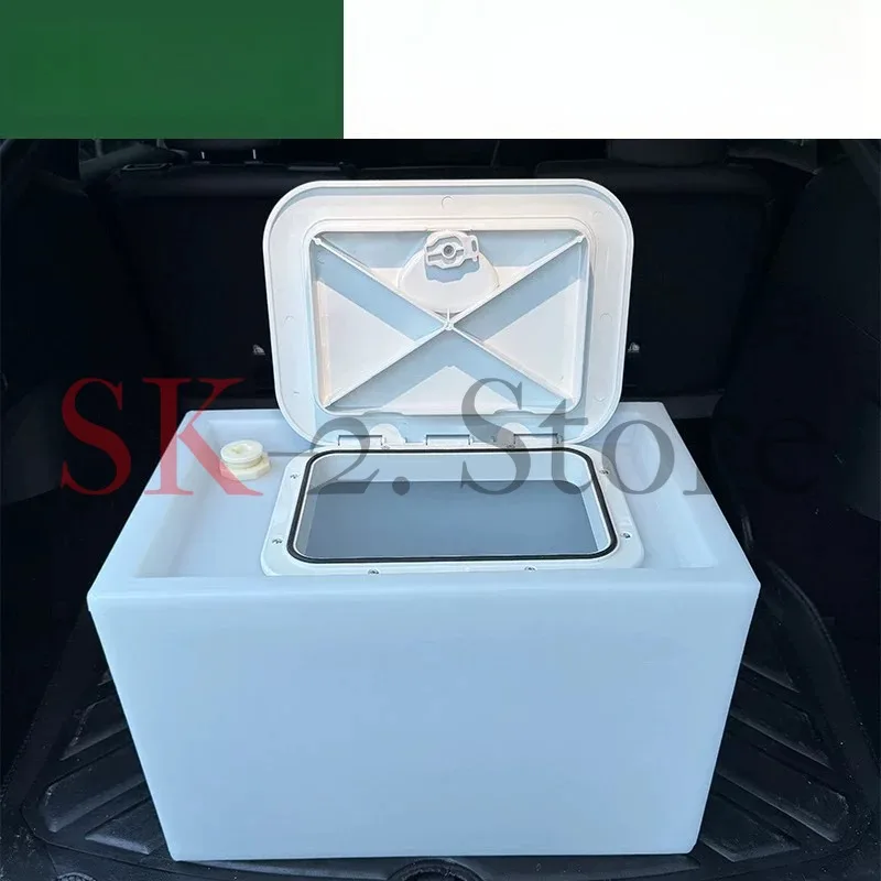 Live Fish Transportation Modification Anti Overflow Water Tank Small Car Trunk 40LL Horizontal Flip Fish Hatching Fish Box