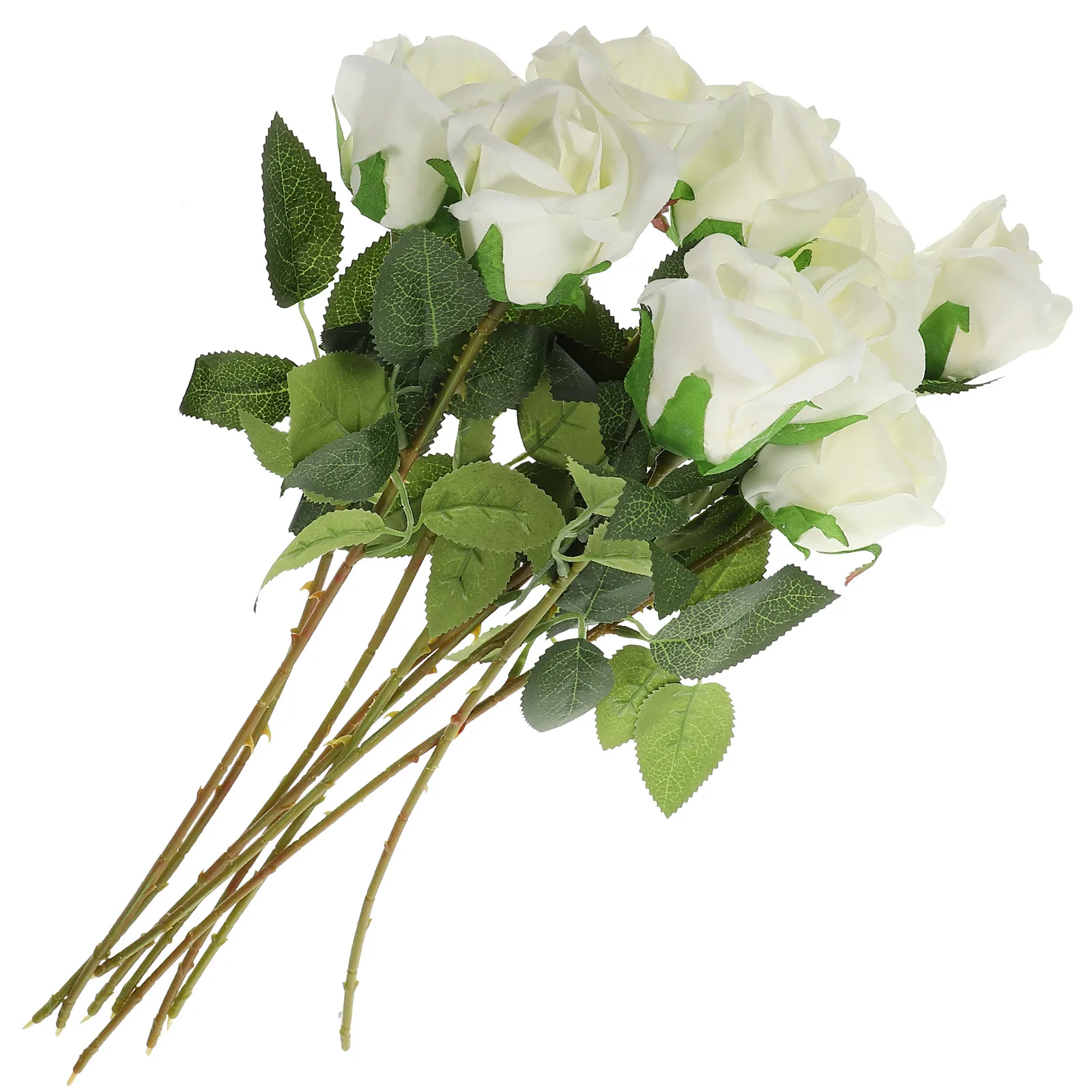 

10 Pcs Rose Decoration Artificial Flowers for Diy Wedding Roses Decorate Pp Realistic Bride