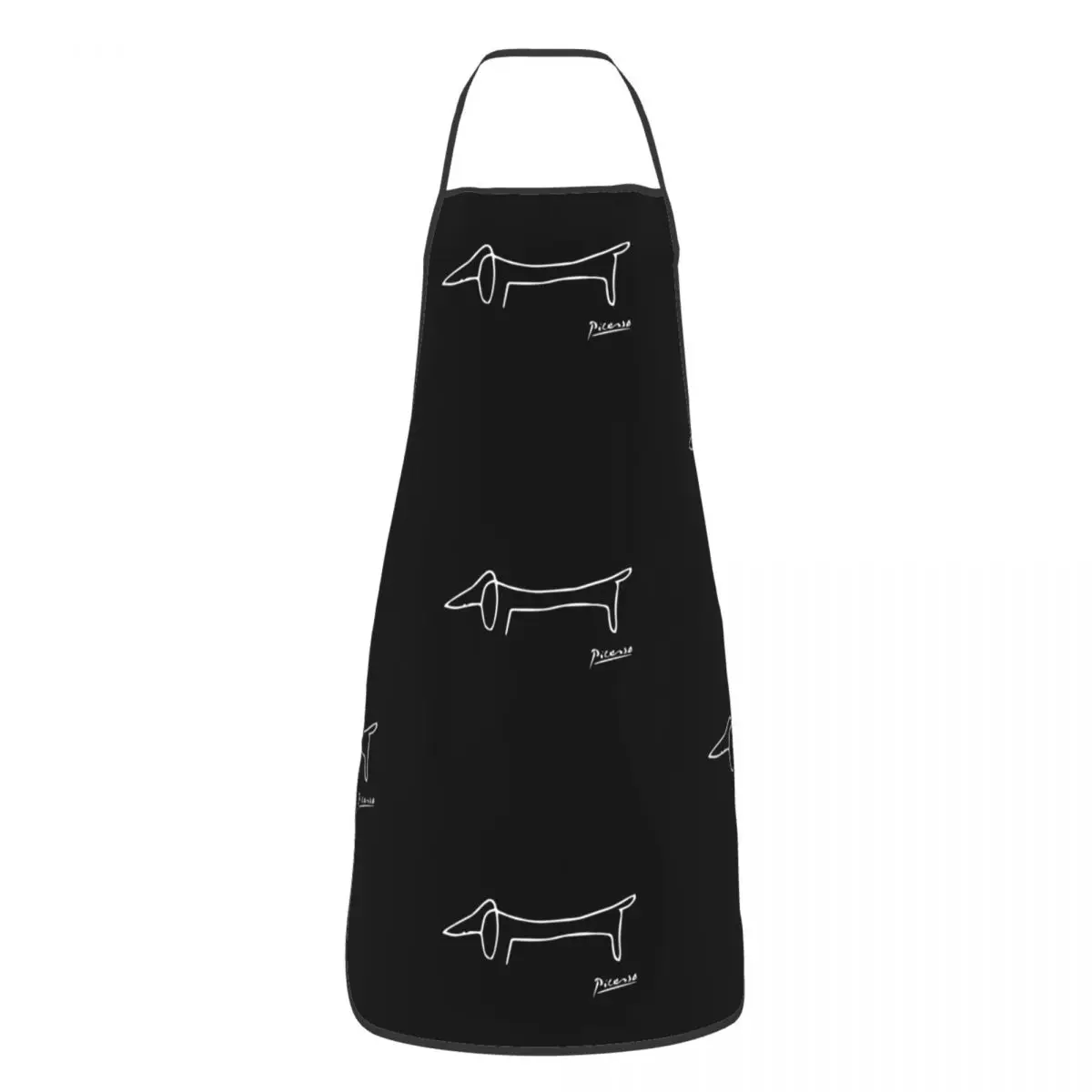 Custom Bib Pablo Picasso Dachsund Dog Apron Men Women Unisex Adult Chef Cooking Kitchen Tablier Cuisine Painting