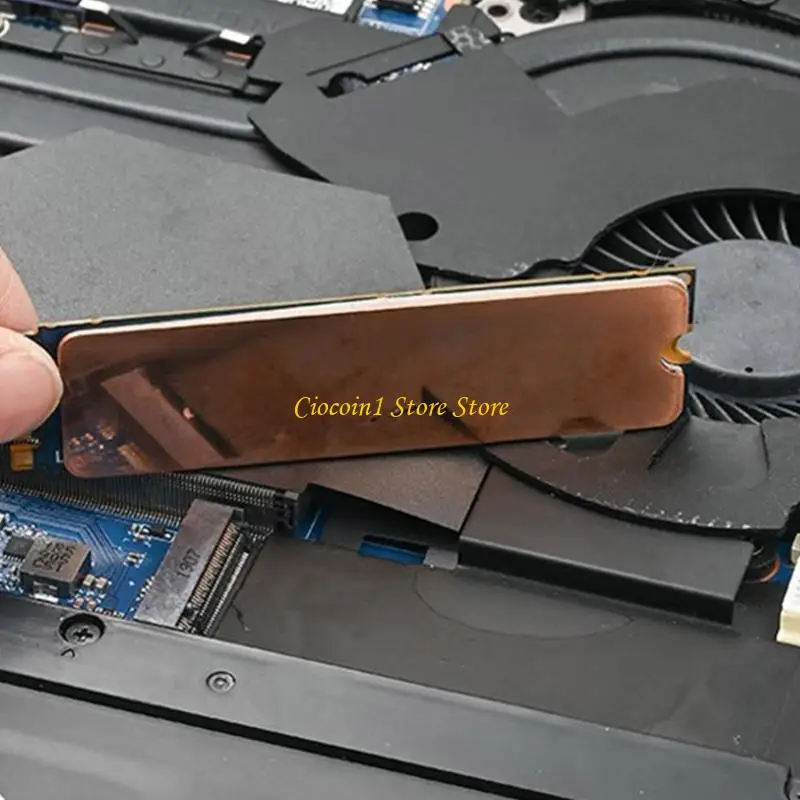A3PC M.2 Heatsink Cooling Radiator Resistansi panas tembaga dengan silikon termal