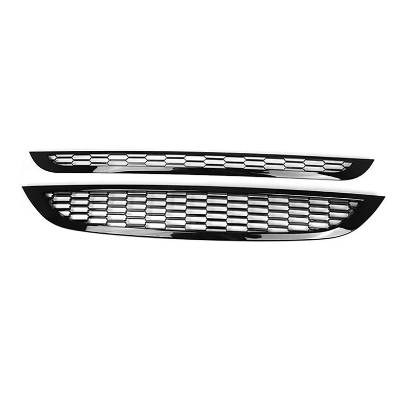 Car Modified Accessories Honeycomb Mesh Front Grill Bumper Racing Black Radiator Grille Fit For BMW NIMI R50 R52 R53 2002-2006