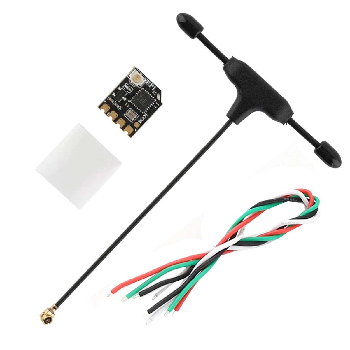 RP1 2.4Ghz ExpressLRS ELRS Nano Receiver with T-Shaped Antenna for TX16S ZORRO TX12 ELRS VersionN01R