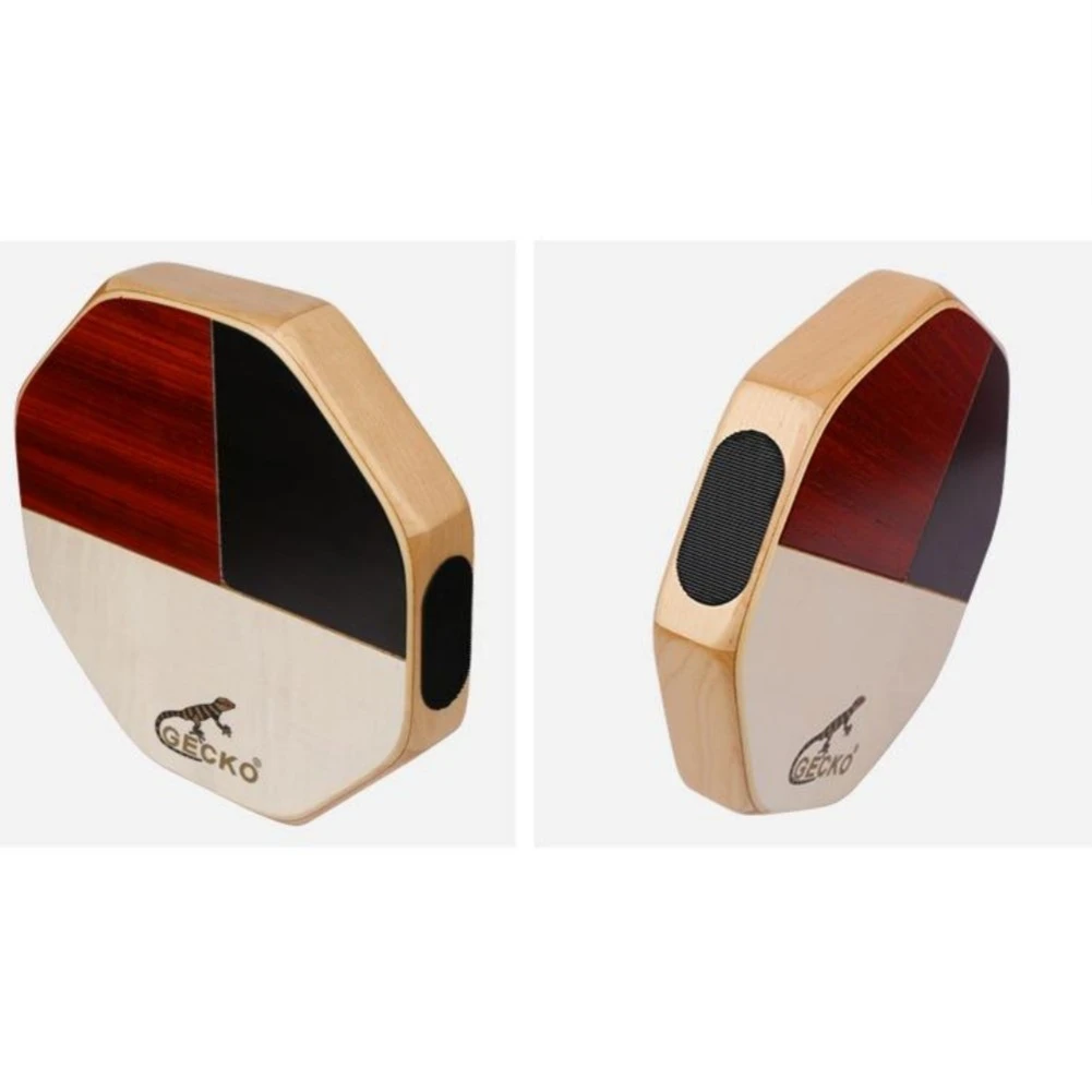 

Hand Percussion Cajon Drum Lightweight Portable Croton Wood + Black Wood + Maple Wood Tapping Side 280*50mm Music Instruments