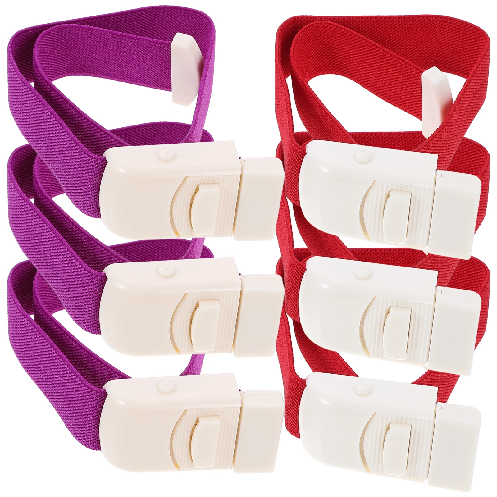 

6pcs Premium Tourniquet Reusable Emergency Adjustable Elastic Portable First Aid Supplies For Outdoor Survival