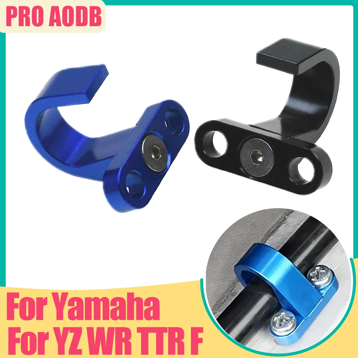

MOTO Accessories For YZF WRF 250 450 Rear Brake Line Hose Cable Clamp Holder YZ WR 80 85 125 250 400 250F 250X 426F 450F 450FX