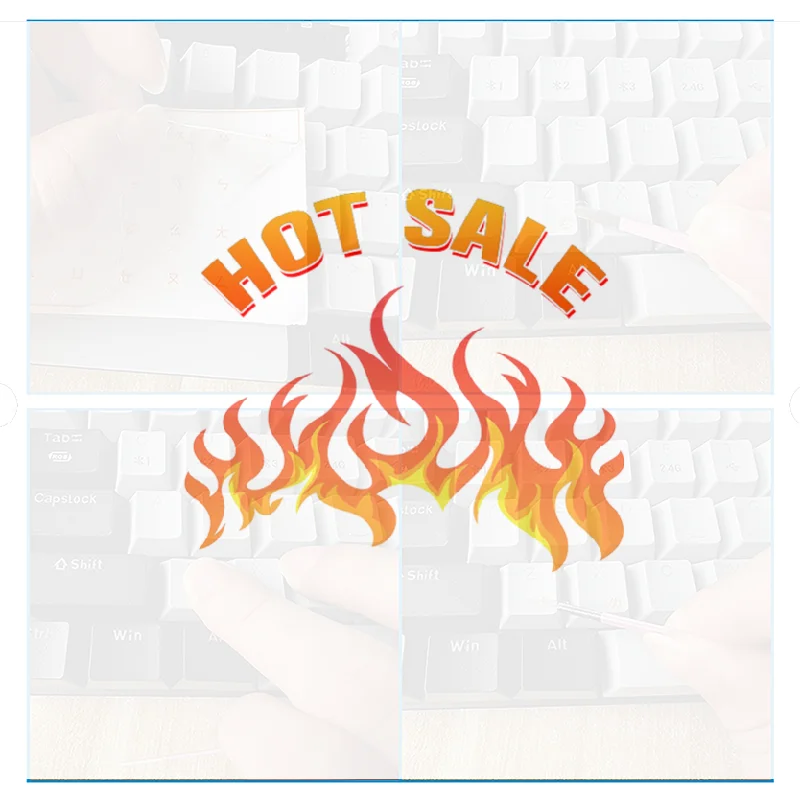 

[Корейский язык] отрывная пленка наклейка на клавиатуру настольный ноутбук ключ наклейка одна пленка универсальная прозрачная гравировка наклейка