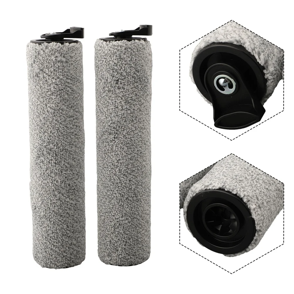 B89B-For Tineco Ifloor 2 Wet Dry Cordless Vacuum Roller Brush 2 Pack Deep Clean Fibers Powerful Stain Removal Compatible