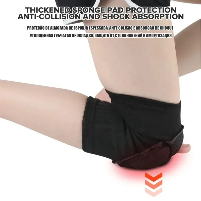 2pcs/1pair Thickened protection Sports Kneepad Elastic Support Riding Fitness Gear Football Brace Protector NonSlip Pads