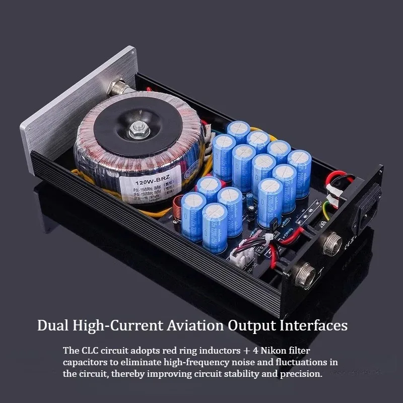 120W Linear Power Supply DC 5V-24V Adjustable Regulated Power Adapter for NAS Router HDD Enclosure