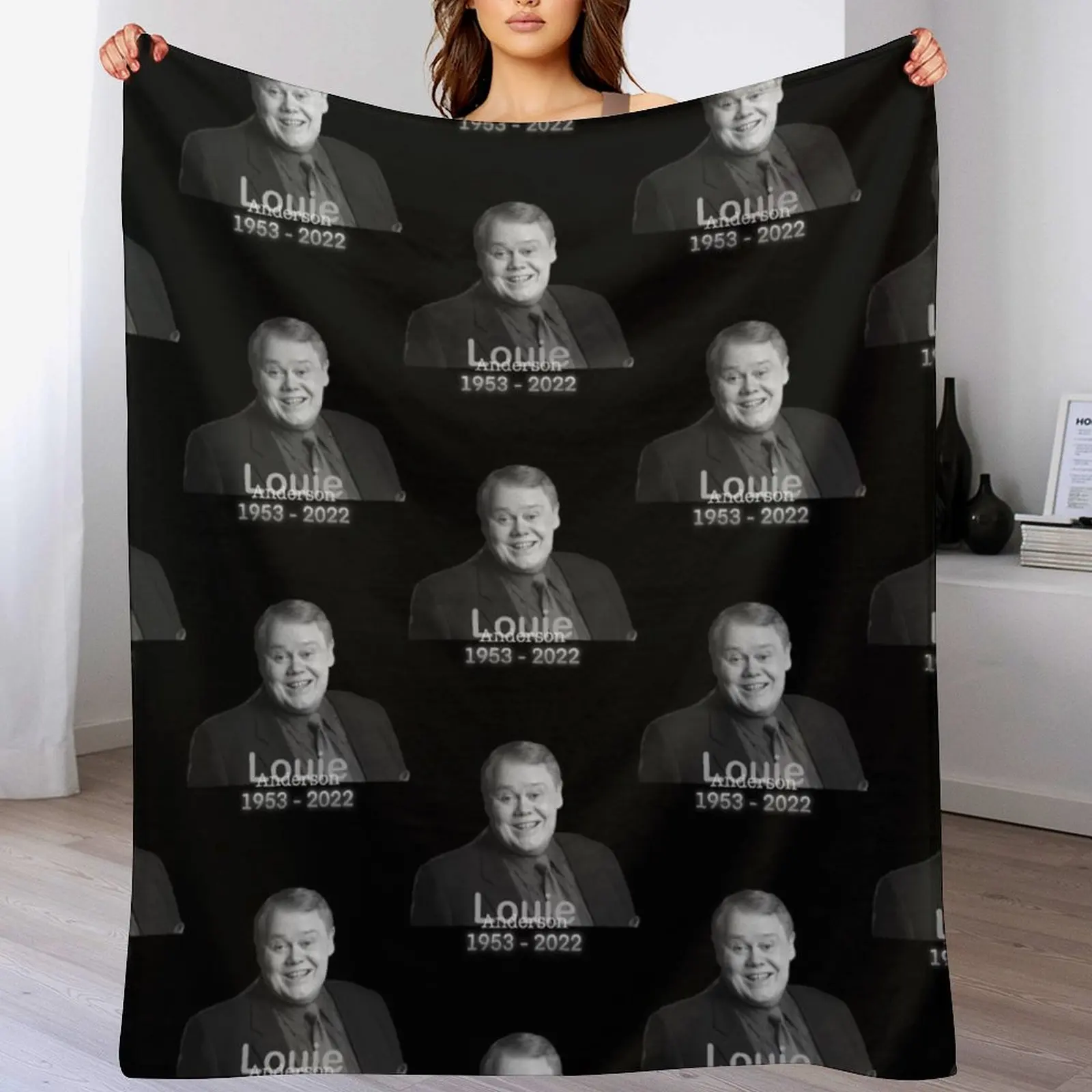 

Bye Louie Anderson Throw Blanket Heavy Luxury St Soft Big Cute Blankets