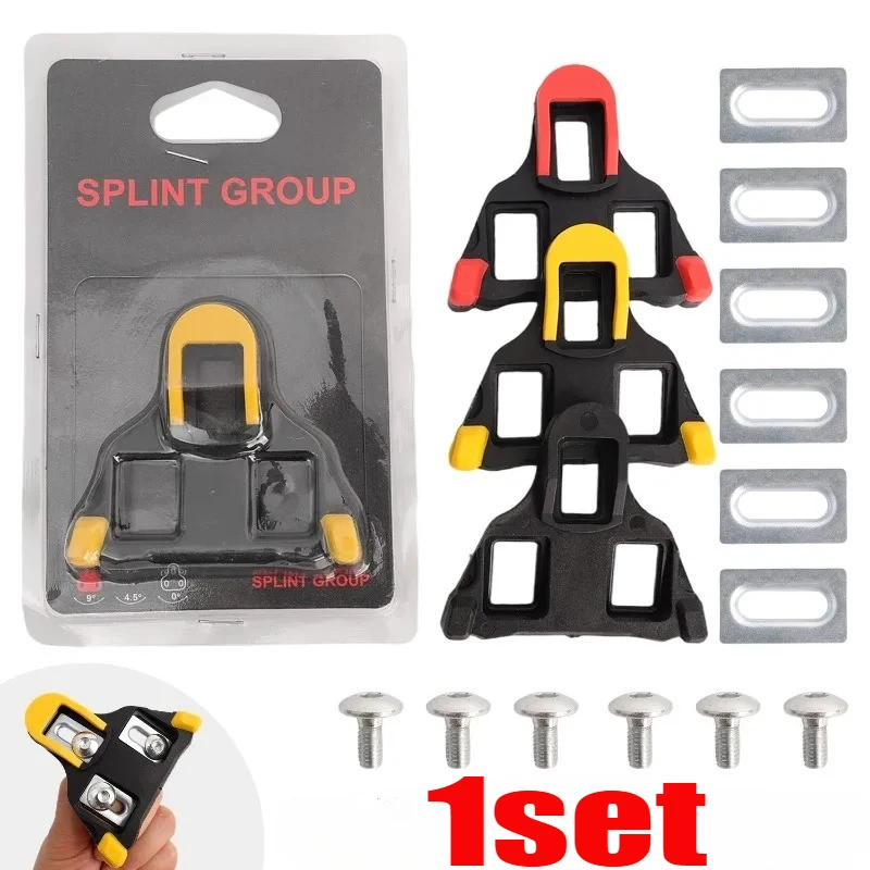 

Шипы для велосипедных педалей, совместимый набор фиксирующих зажимов, прочный пластик для дорожной обуви для горного велосипеда, велосипедная обувь, безопасное соединение, 1 компл.