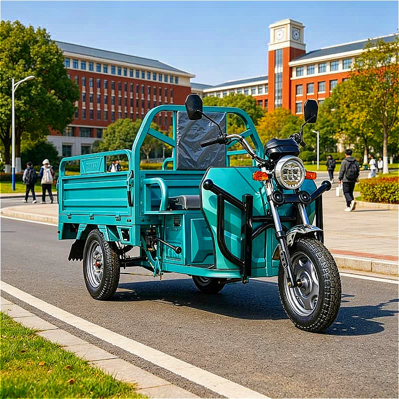 Parcel Delivery Electric Trike 60V 1500W 300kg Box With Shelves For Express Courier Urban Logistics Service Customized