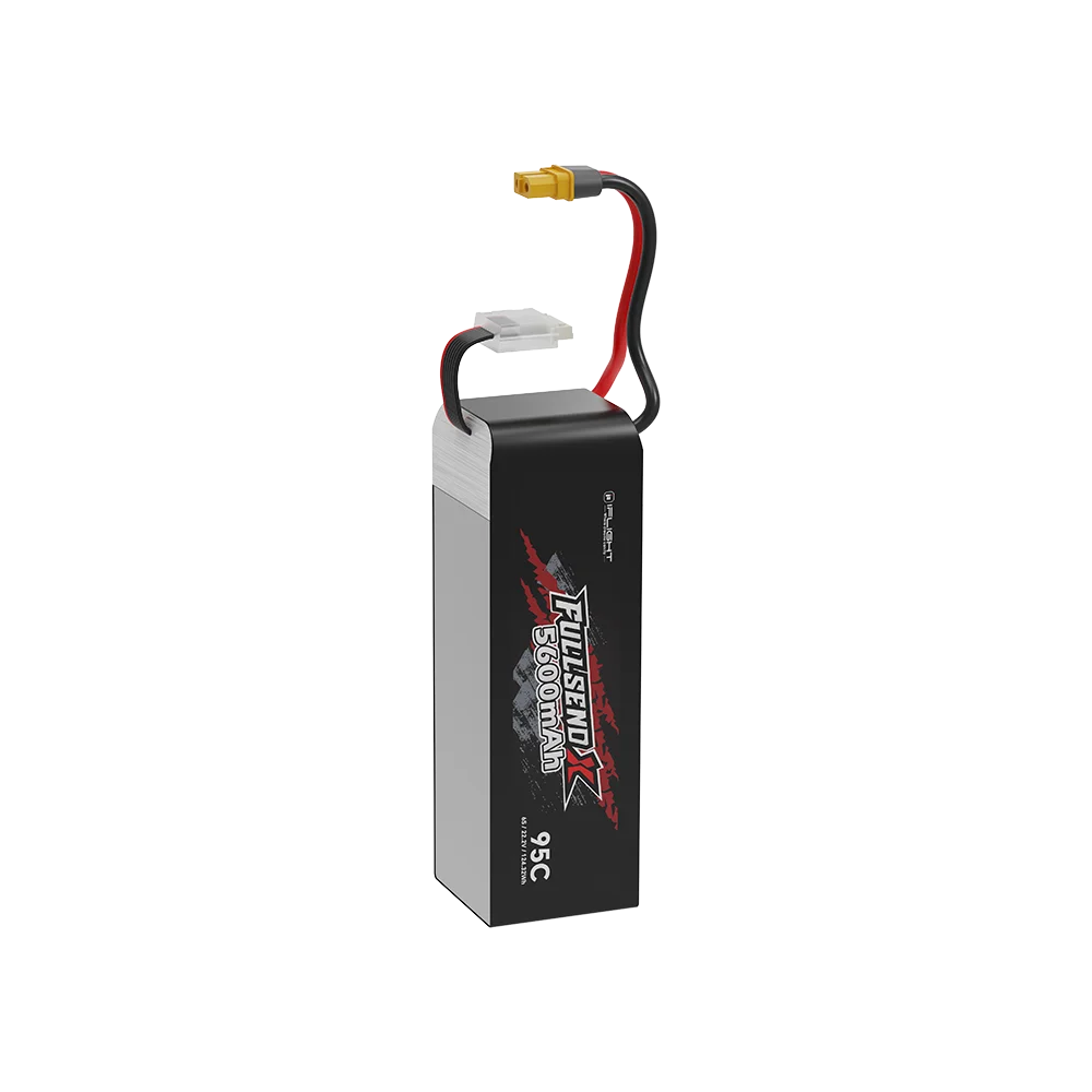 IFlight Fullsend 6S 5600mAh 22.2V 95C batteria LIPO con connettore XT60 / XT90 per parti FPV