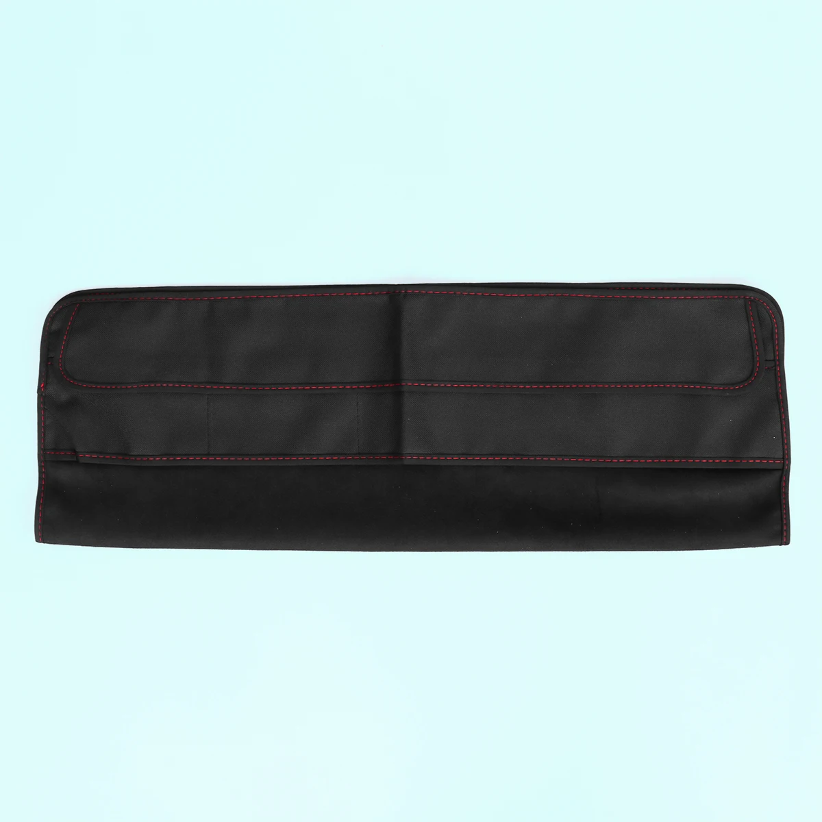 

27 Inch Black Polyester Computer Monitor Cover Protector with Inner Lining with Pocket for LCD Screen