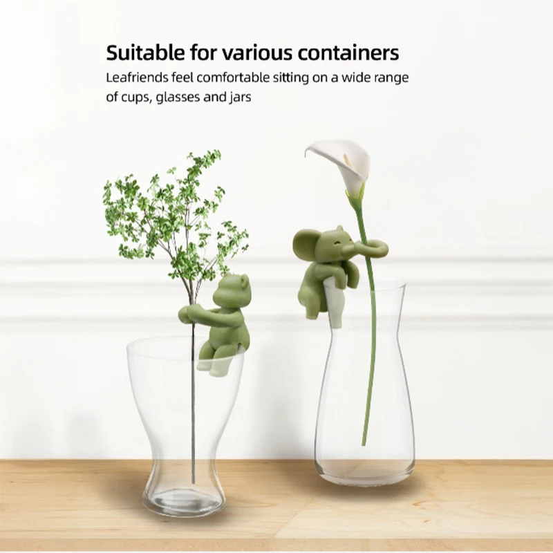Cute Plant Man Holder for Hydroponic Vases Unique Decorative Plant Stand Accessory