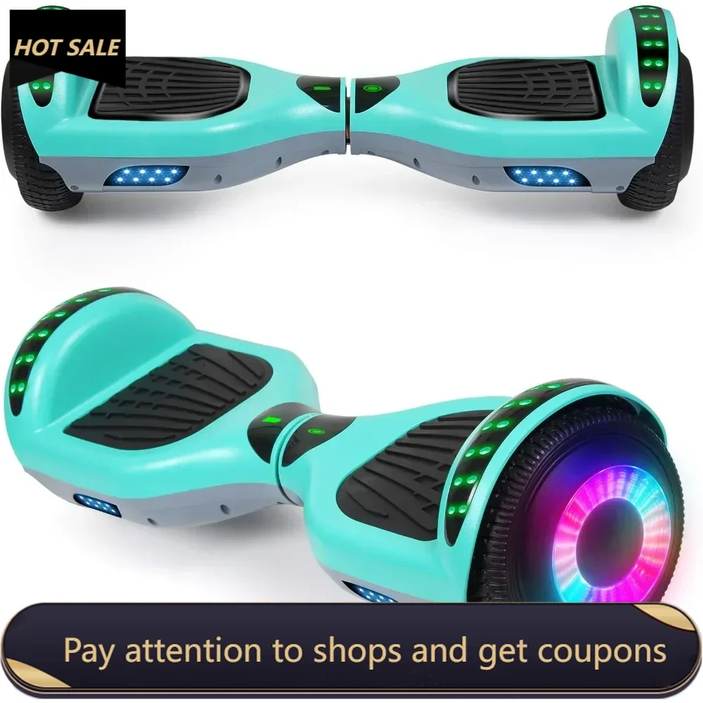 

A12 Mixed Color Hoverboard, with Bluetooth and Colorful Lights Self Balancing Scooter