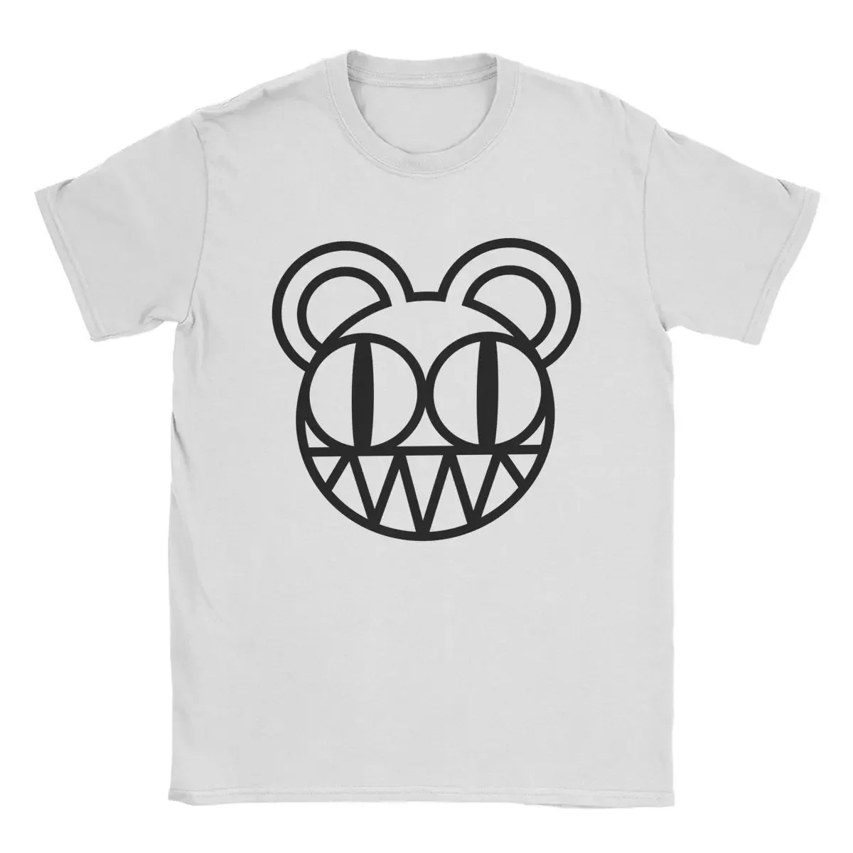 Radiohead Logo T Shirt Men\'s Pure Cotton Novelty T-Shirt O Neck Tees Short Sleeve Clothing Plus Size