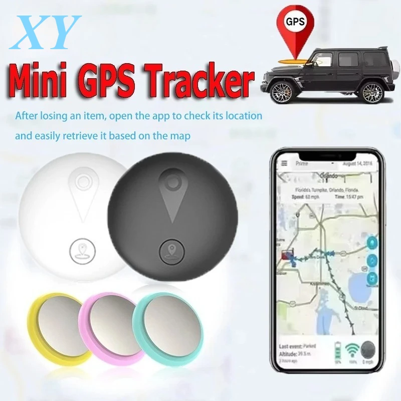 Bluetooth 5.0 GPS Tracker iOS Android Compatible Long Standby Stable Connection Wide Tracking Range For Car Kids Elderly