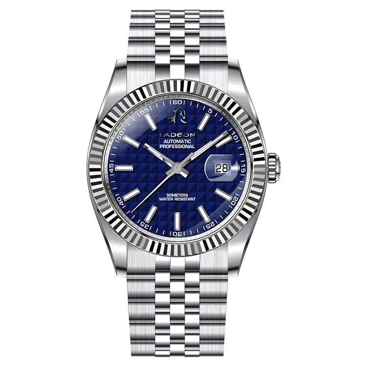 316L Stainless Steel Material Automatic Watch Sapphire Crystal 50M Waterproof Mens Watch ISA S280(3W) Mechanical Movement Watch