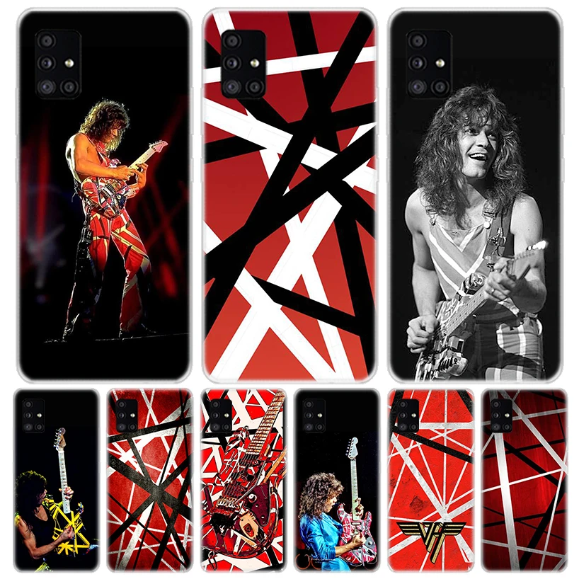 Eddie Van Halen Graphic Guitar For Samsung Galaxy A15 A14 A13 A12 A55 A54 A53 A52 Phone Case A32 A35 A34 A33 A25 A24 A23 A22 A04