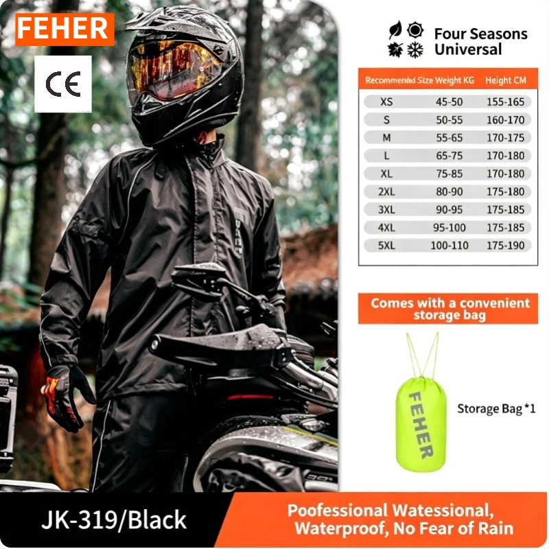 unisex-feher-motorcycle-raincoat-suit-waterproof-tear-resistant-lightweight-gear-for-riders-in-rainy-weather-daily-trips