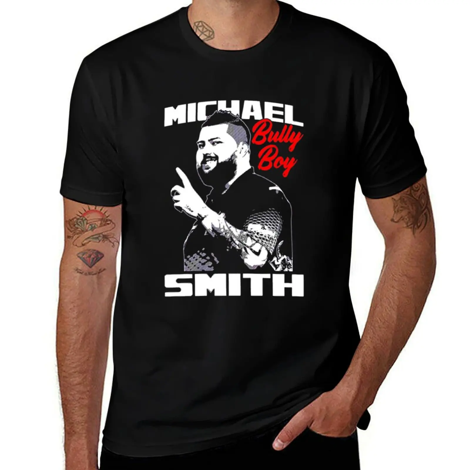 

Michael Smith Darts Player T-Shirt Large Size Casual Tee Shirt