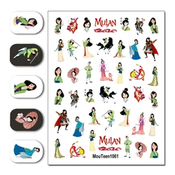 Hot Nail Sticker Mouteen-1061 Disney Mulan Nail Sticker Nail Water Sticker for Nail Art Sticker Decal