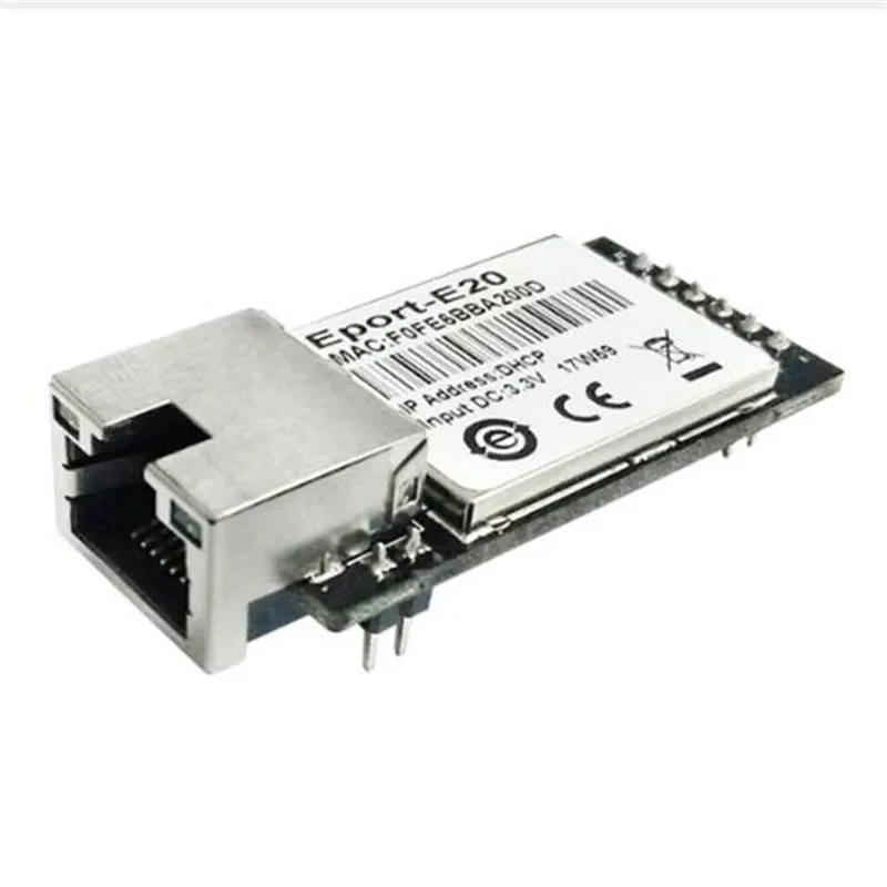 Wifi module Eport-E20 FreeRTOS Network Server Port TTL Serial to Ethernet Embedded Module DHCP 3.3V TCP IP Telnet