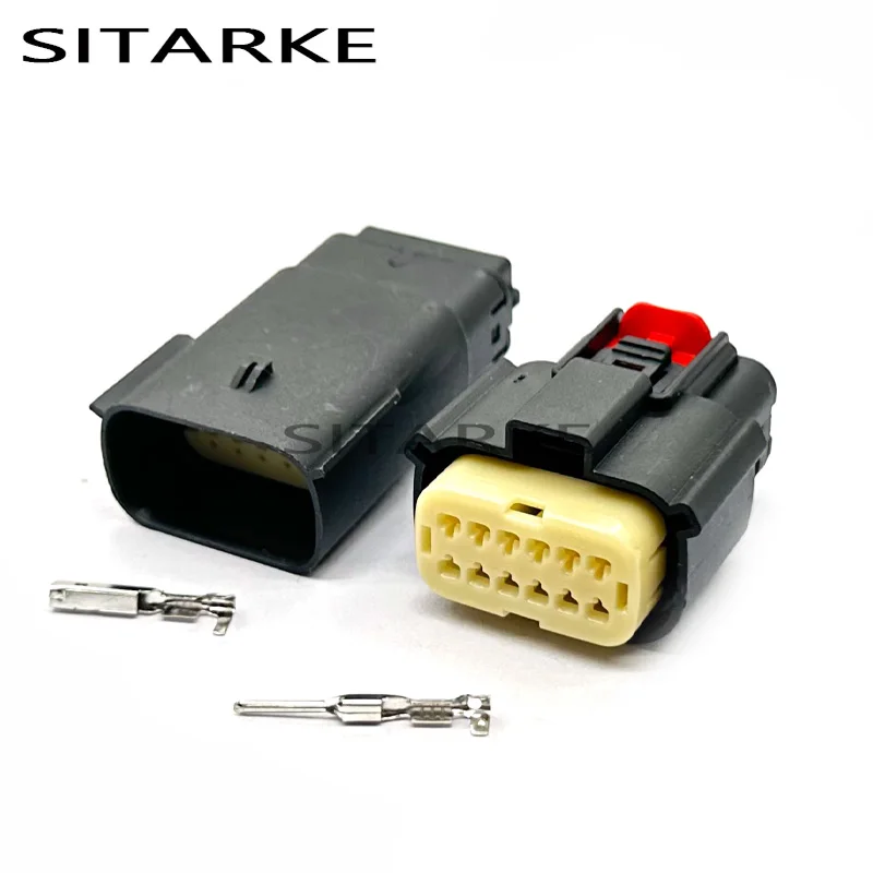 

5 Sets 33482-1201 33472-1201 Molex MX 150 Automotive Headlight Connector 12 Pin Black Housing Receptacle Plug For Ford Focus