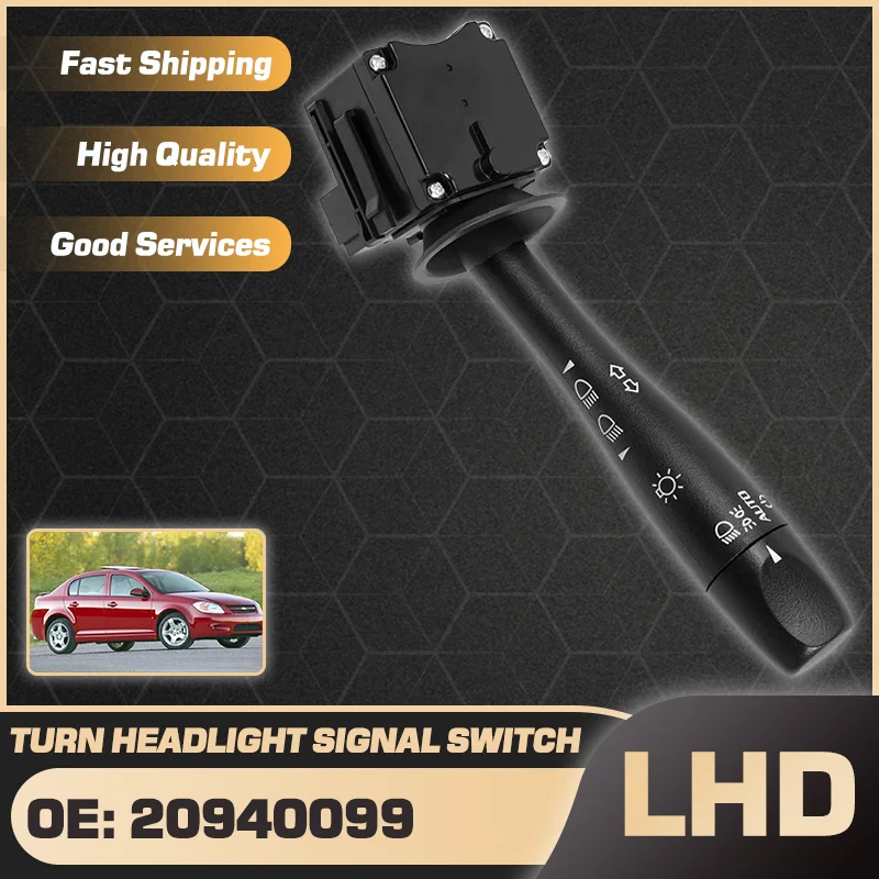 

Car Turn Signal Headlight Combination Switch For Chevrolet Cobalt 2005-2010 Pontiac G4 2005-2006 Pontiac G5 2007-2010 20940099