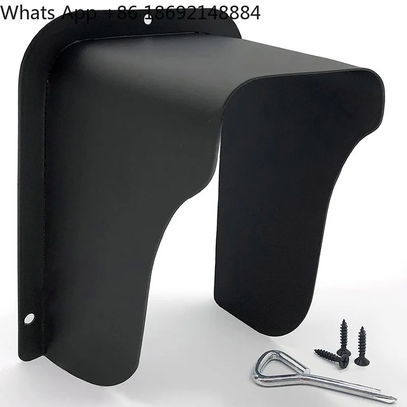 Doorbell rain cover outdoor metal socket rain cover visual access control machine waterproof windshield