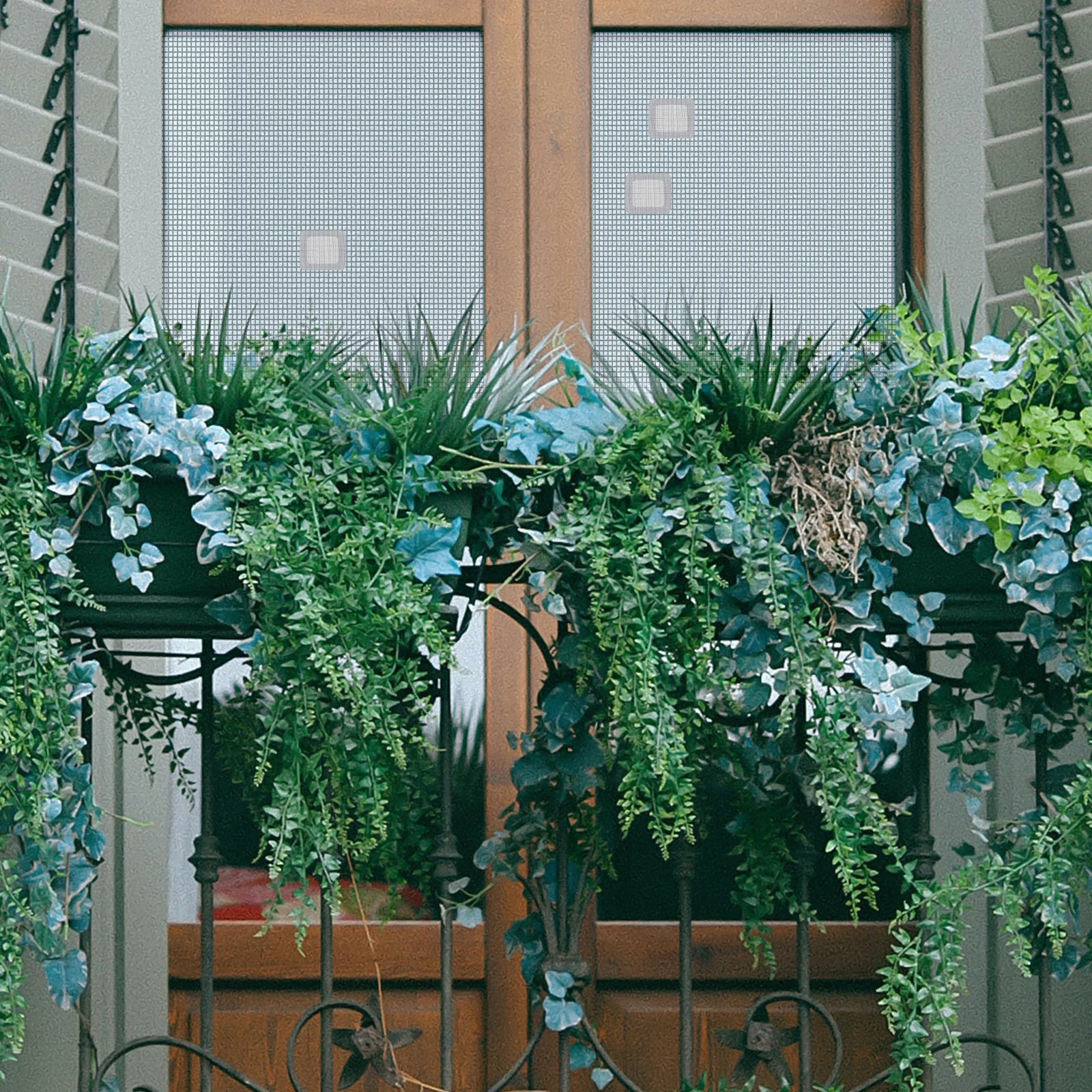 12 szt. Plasterów na okna przeciw komarom, łatwy montaż, siatka na owady, do domu, biura, naprawa, samoprzylepna naklejka na okno.